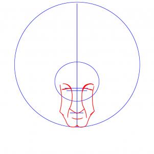 301x302 How To Draw An Indian Face, Step