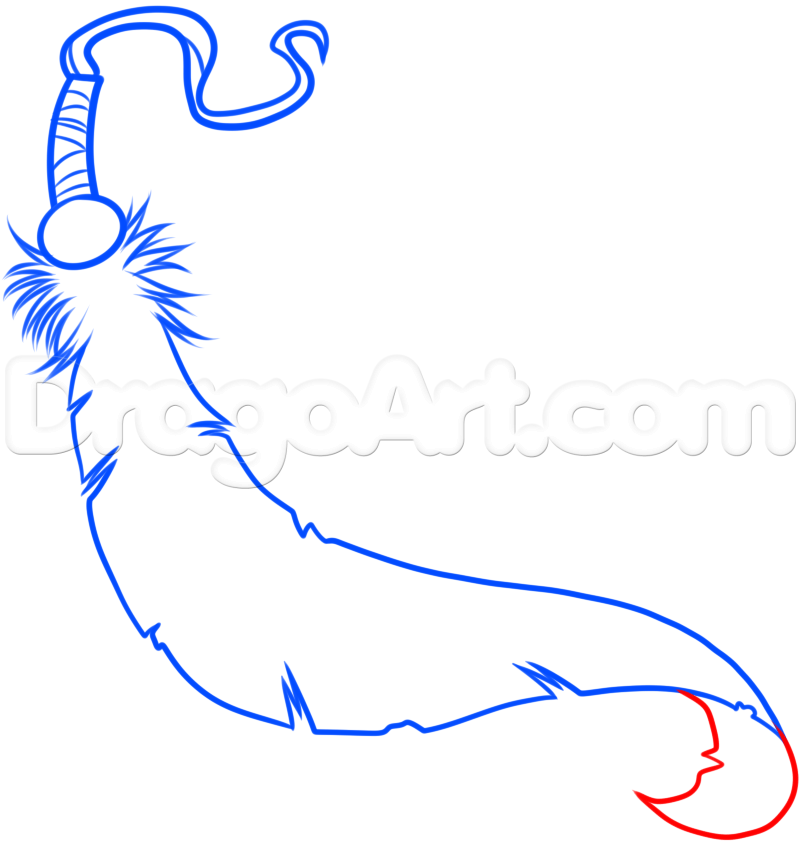 801x842 How To Draw An Indian Feather, Step