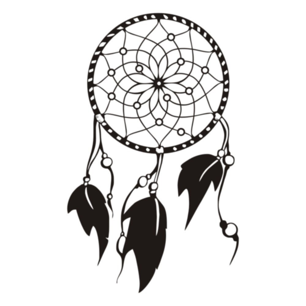 999x999 indian feathers wall decals bedrooms dream catcher sign amulet