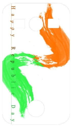 279x500 Indian Flag For Republic Day January White Back