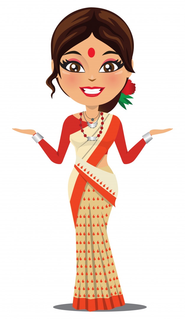 626x1077 indian saree vectors, photos and free download