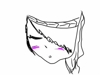 320x240 This Bampw Drawing Is An Example On An Indian Girl