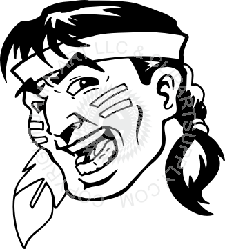 326x361 Happy Indian Head