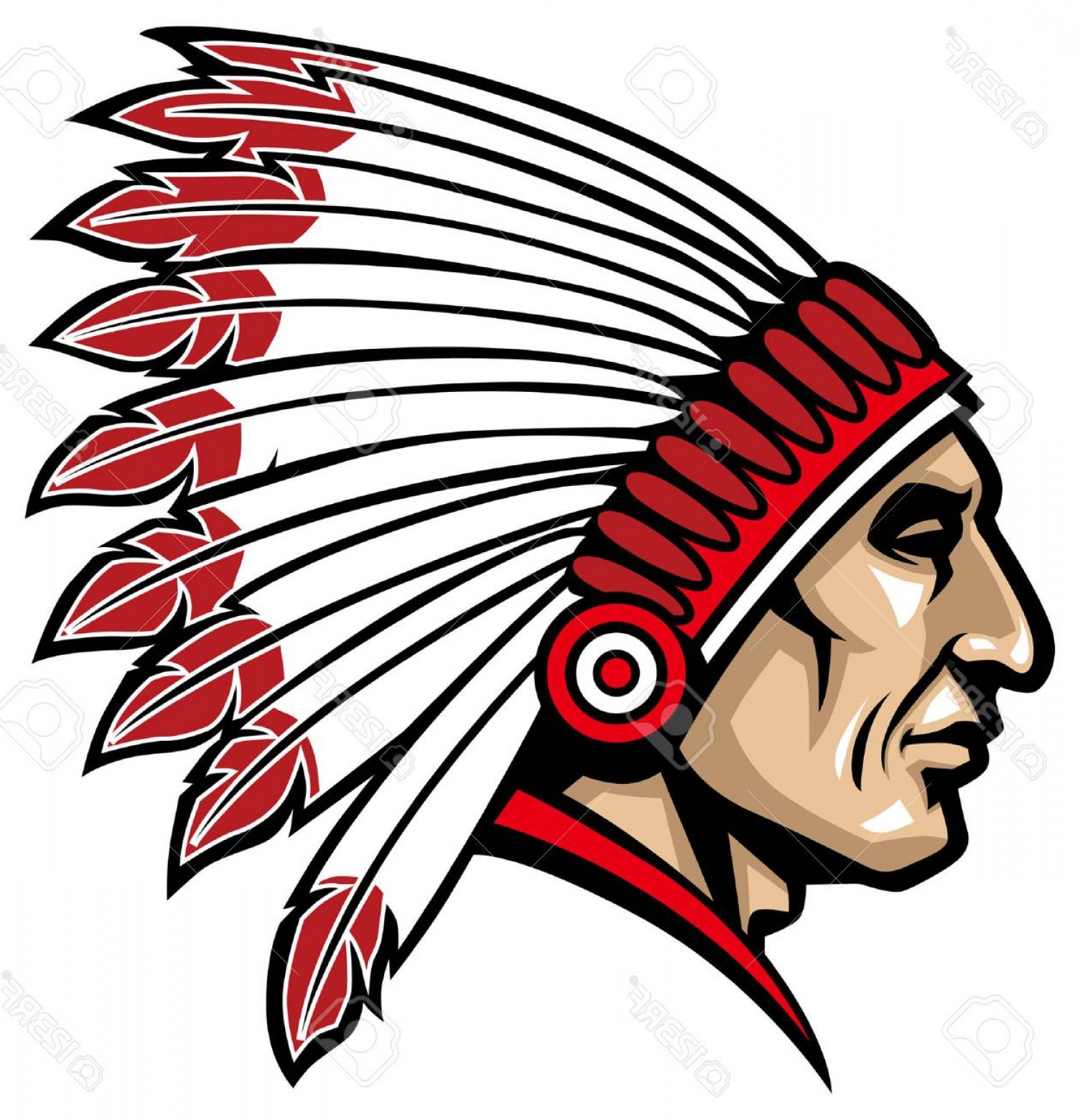 1504x1560 indian mascot vector studiogrfx