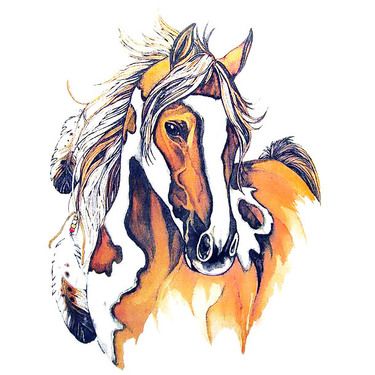 Indian Horse Drawings | Free download on ClipArtMag