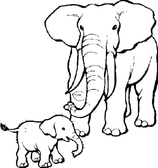 548x581 Elephant Printable Coloring Pages Elephant Colouring Pages