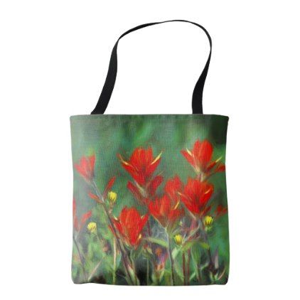 422x422 Indian Paintbrush Tote Bag