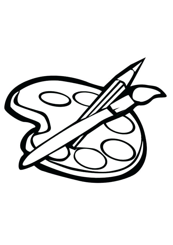 600x851 Paint Brush Coloring
