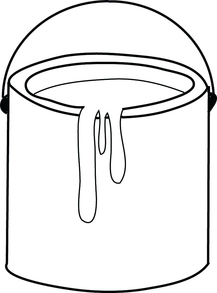 758x1019 paint brush coloring paint coloring pages paint can coloring