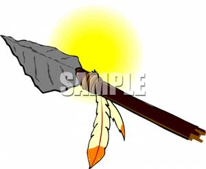 300x246 Indian Clipart Spear