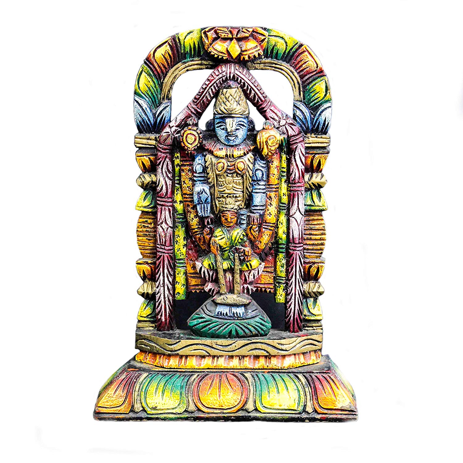1500x1500 Buy Wooden Tirupati Sculpture