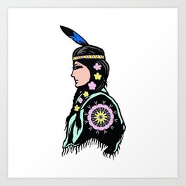 264x264 Indian Woman Art Prints