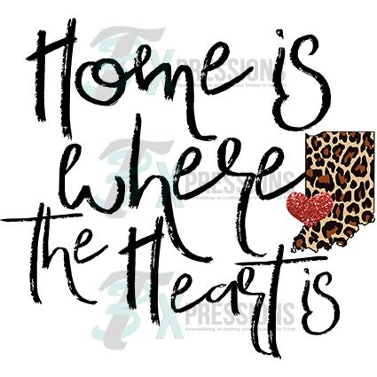425x425 Home Is Where The Heart Is Indiana