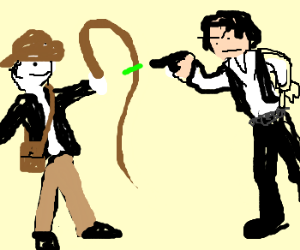 300x250 Indiana Jones Vs Han Solo!
