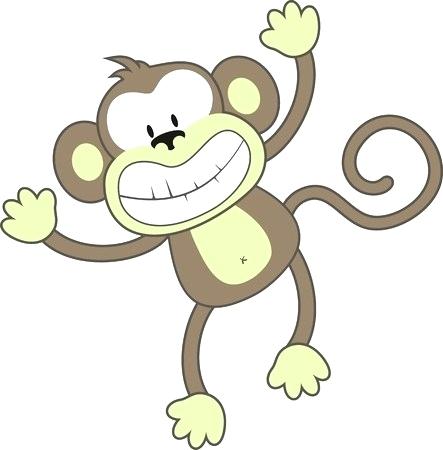 443x450 Easy Cartoon Monkey Isolated Cartoon Monkey Individual Objects