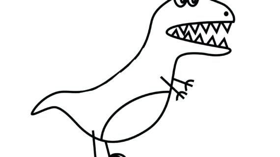 570x320 How To Draw A T Rex How To Draw A Tyrannosaurus How To Draw