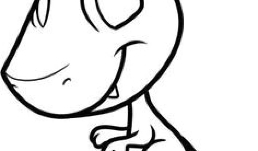 1024x600 T Rex Drawing Cute Dinosaurs How To Draw A Stegosaurus For Kids