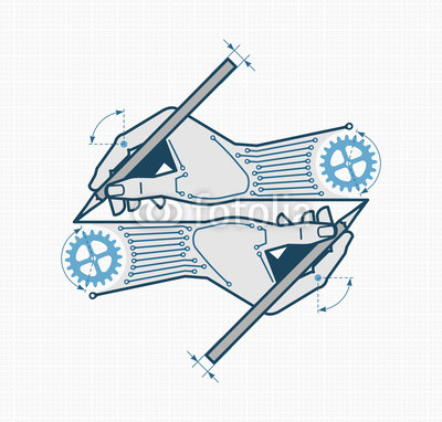 400x382 creative designing ampamp engineering vector illustration