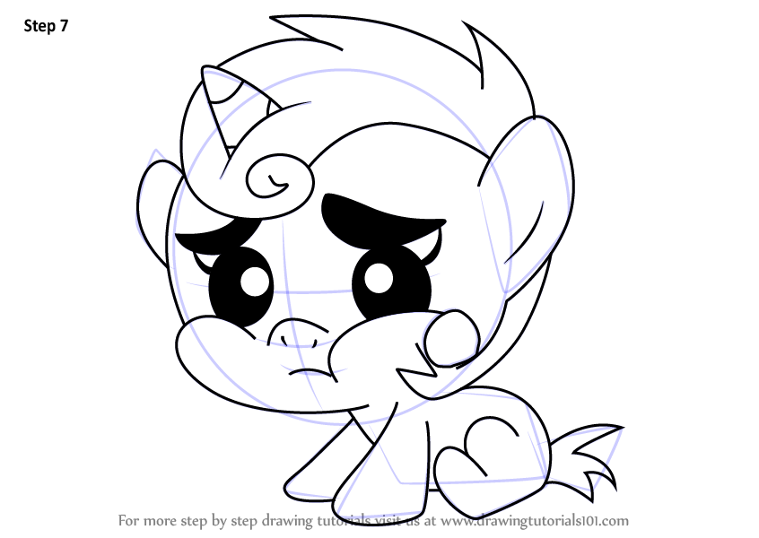 846x600 learn how to draw infant snips from my little pony