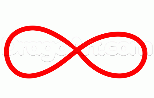 508x326 How To Draw Infinity Symbol, Step