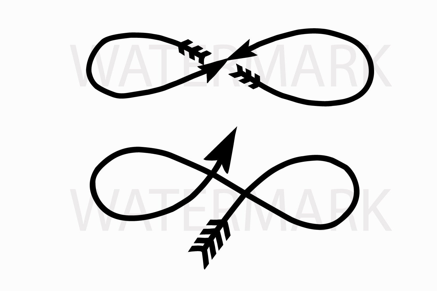 1500x1000 Infinity Arrows Png Hand Drawing Image Digital Etsy