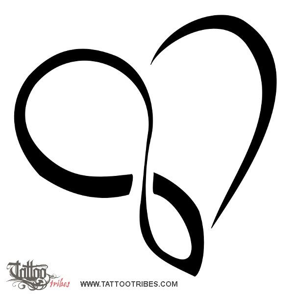 600x600 Tattoos Heart With Infinity Tattoo
