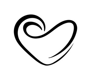 300x263 Infinity Heart Card In Vector Royalty Free Vectors