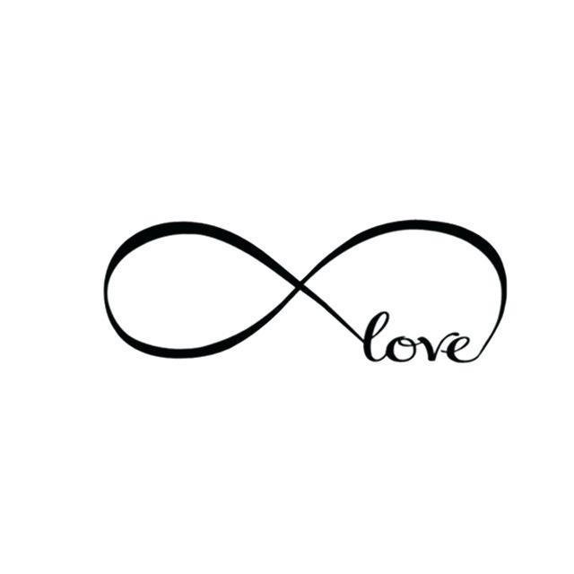 640x640 Infinity Symbols With Words Love Forever Symbol Heart