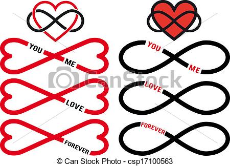 450x324 Collection Of 'infinity Heart Drawing' Download More Than