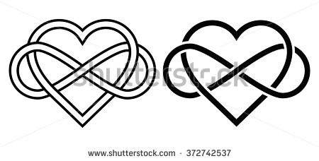 450x228 Huge Collection Of 'infinity Heart Drawing' Download More Than