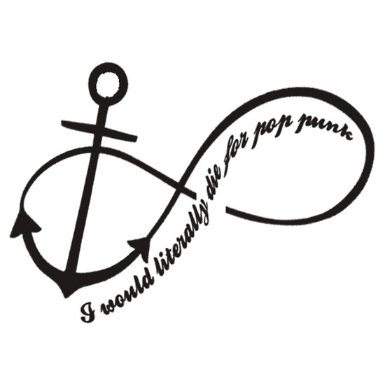 550x550 Infinity Sign With Anchor Drawings Clipart