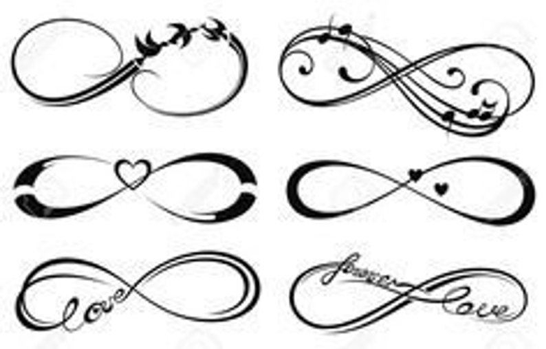 794x508 Infinity Symbol Graphic Design Temporary Tattoo Different Etsy