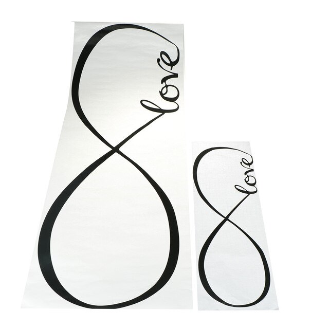 640x640 Infinity Symbol Word Love Vinyl Art Wall Sticker Bedroom Wall