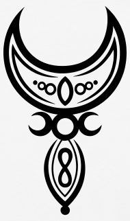 190x322 Moon With Infinity Symbol And Goddess Mirror Worlds Shop