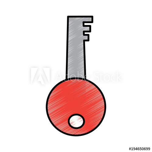 500x500 Protection Access Key Information Technology Vector Illustration