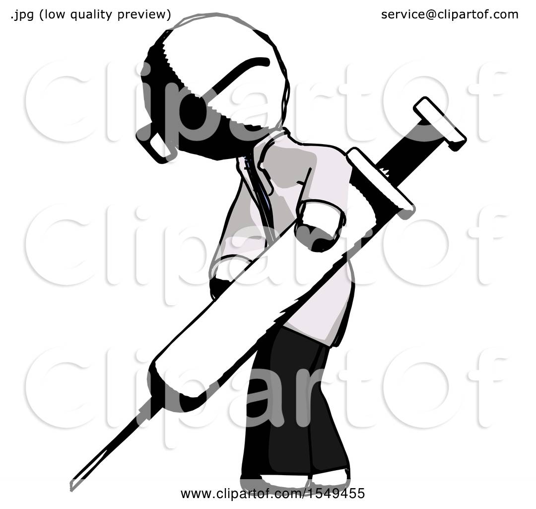 1080x1024 Ink Doctor Scientist Man Using Syringe Giving Injection