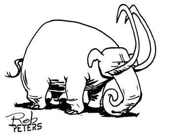 344x273 Daily Drawing Elephant