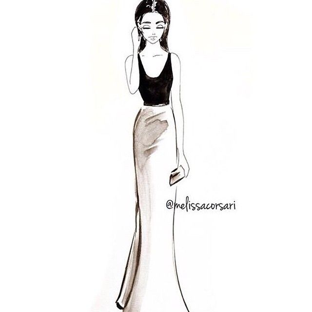 640x640 Celebrity Fashion Instagram Illustrations