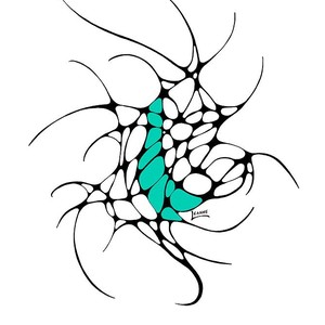 300x300 Water Is Life, Ink Drawing