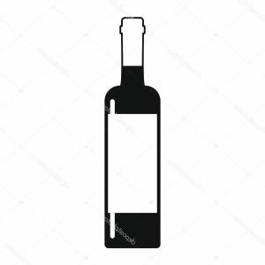 300x300 Wine Bottle Illustration Drawing Engraving Ink Soidergi