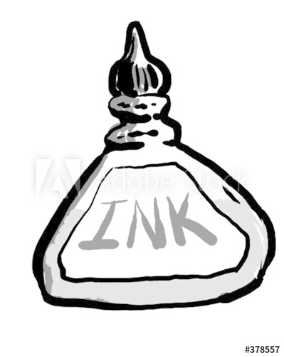 399x500 India Ink Bottle