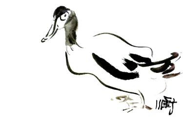 375x247 Duck Painting,chinese Ink Painting,asian Brush Paintinganiamls