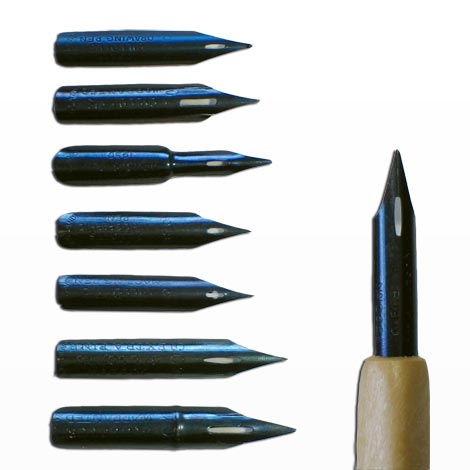 470x470 Joseph Gillott Drawing Pen Set