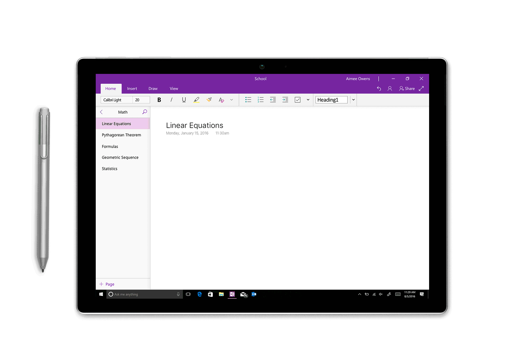 1712x1140 Think With Ink Microsoft Onenote
