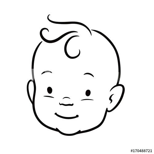 500x500 Baby Face Drawing Baby Face Drawing Tutorial