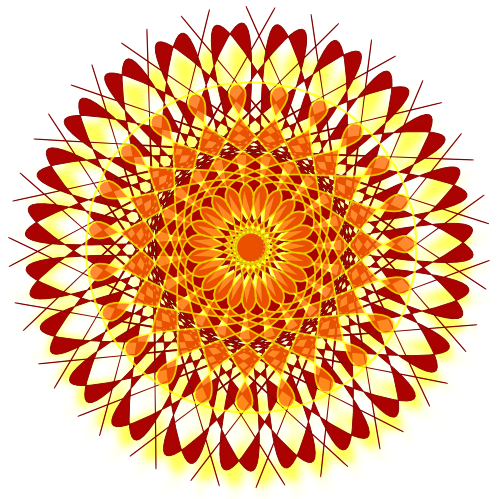 503x499 Make A Mandala In Inkscape Crafts D I Y Mandala, Graphic