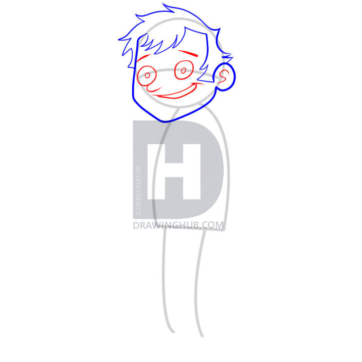 720x720 How To Draw Dan, Dan Vs, Step