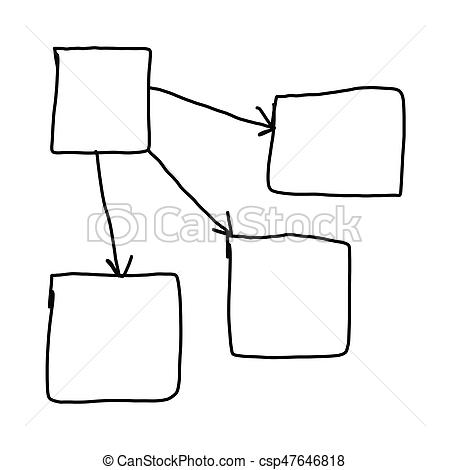 450x470 Hand Of Businessman Drawing Graphics A Symbols Geometric Shapes