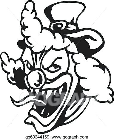 382x470 evil clown clipart evil clown head evil clown clipart free