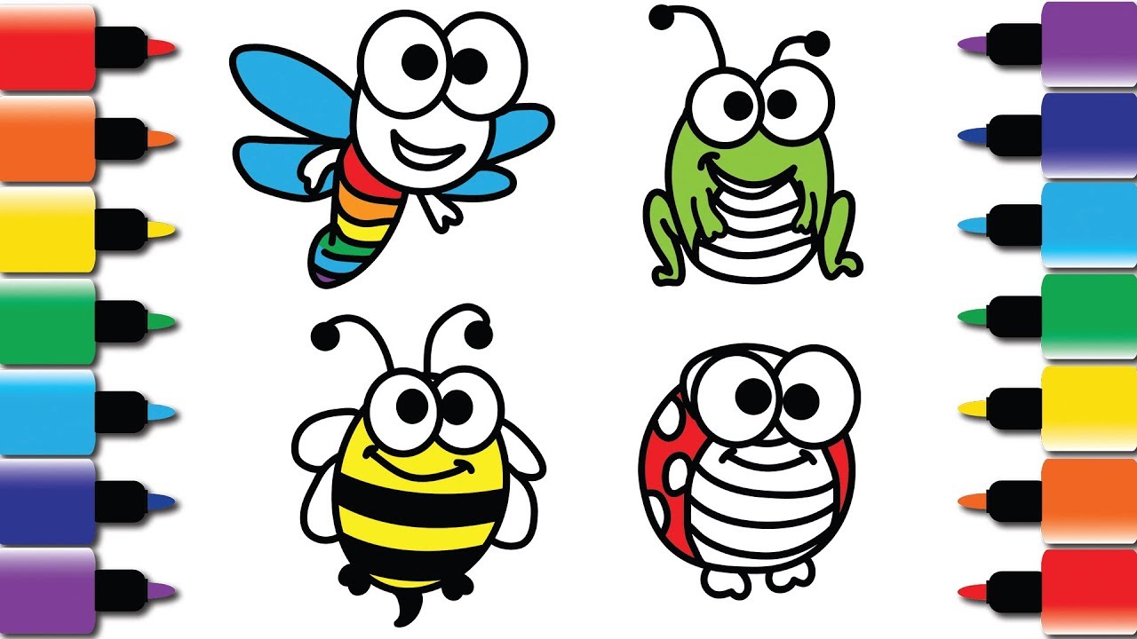 1280x720 How To Draw Insects